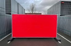 Bouwhekdoek | Exclusief | Rood