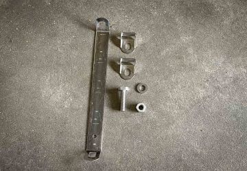 Spanband 25 mm 1,5T 2-delig | RVS