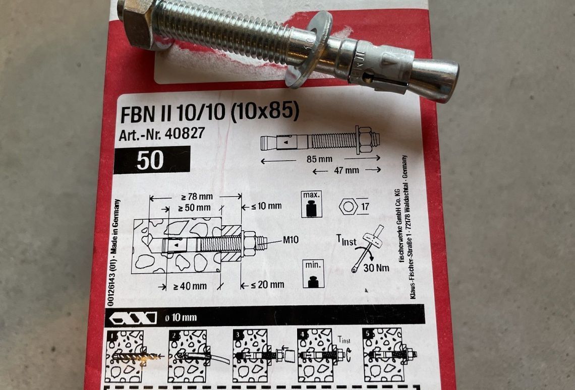 Fischer FBN II 10 x 85 mmn